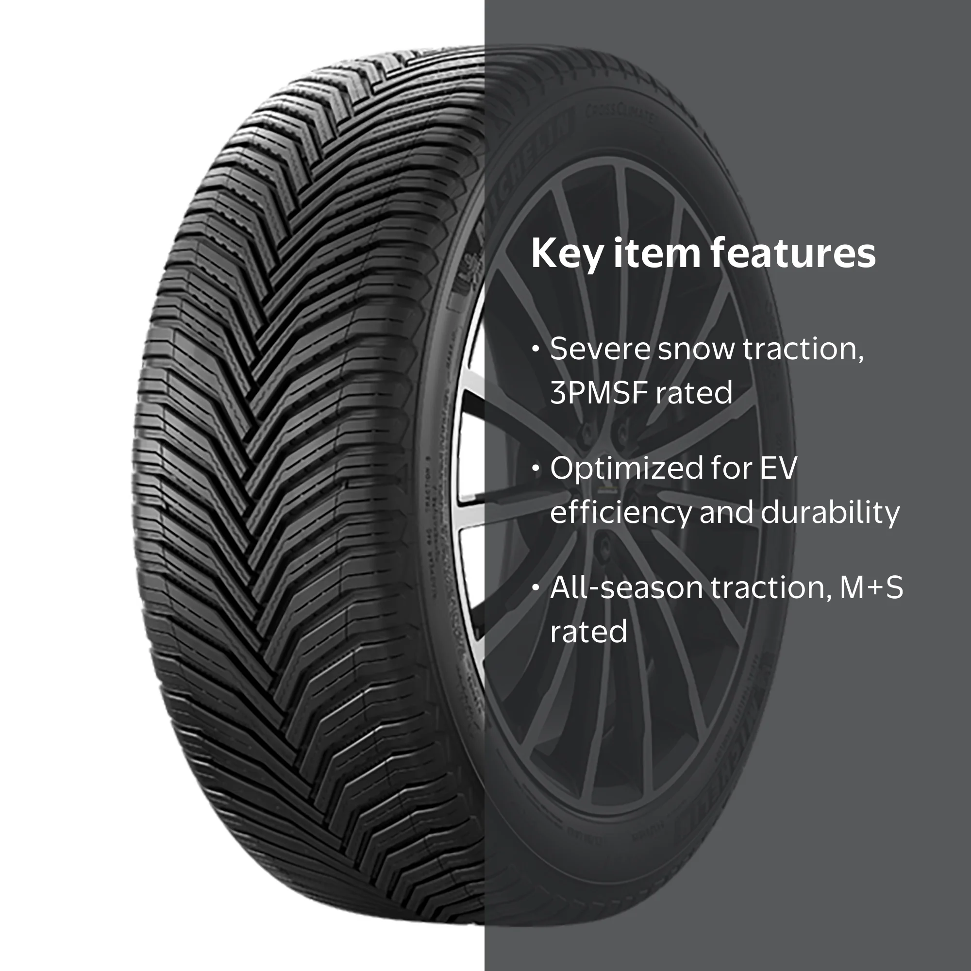 Michelin CrossClimate2 225/55R17 101H - Walmart.com