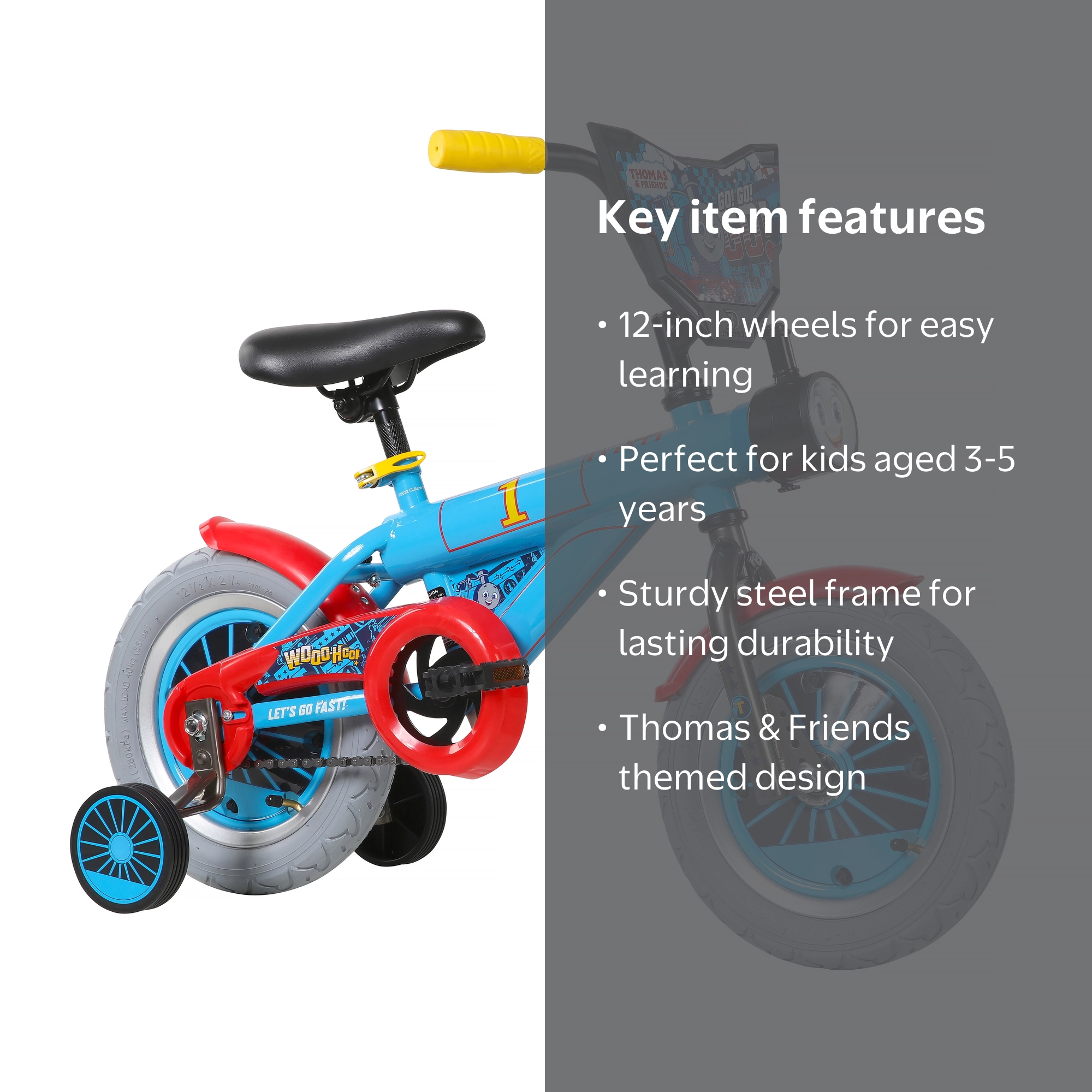 Dynacraft Thomas and Friends 12-Inch Boys Bike For Age 3-5 Years