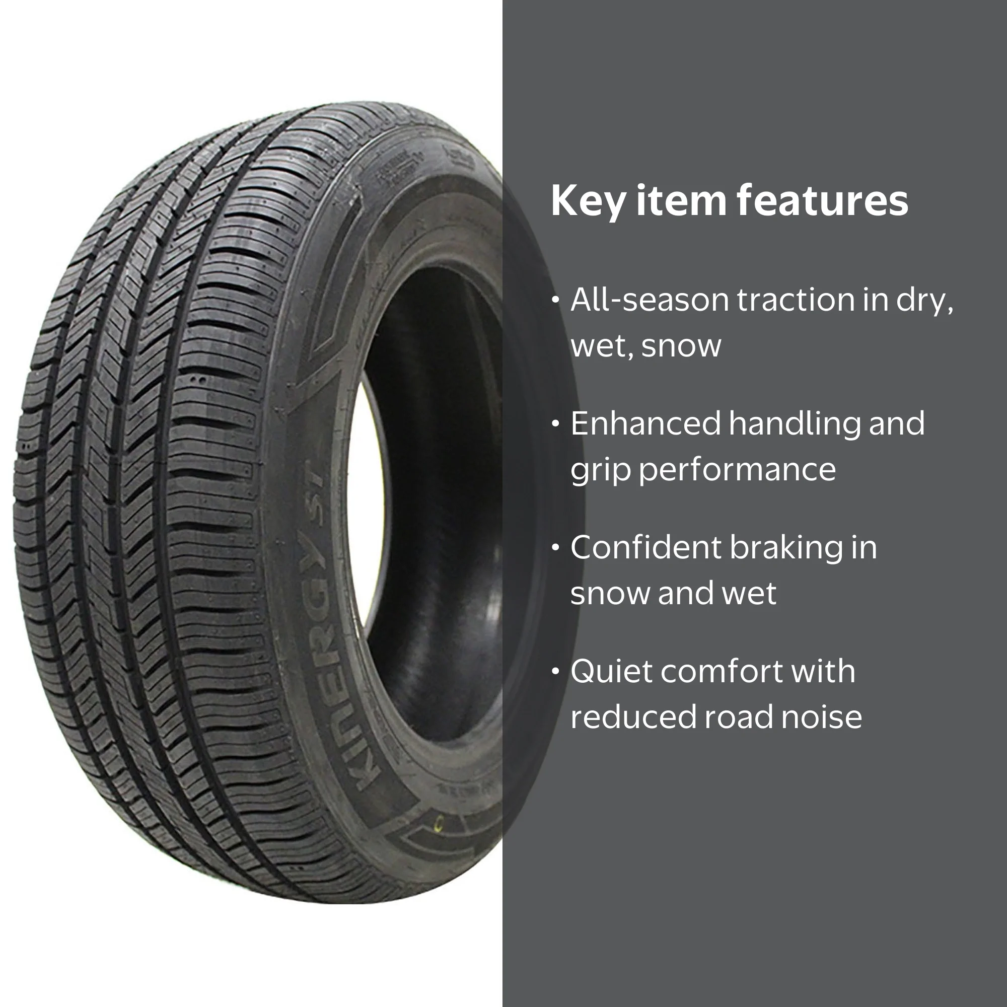 Hankook Kinergy ST H735 All Season Passenger Tire, 225/55R18 98H
