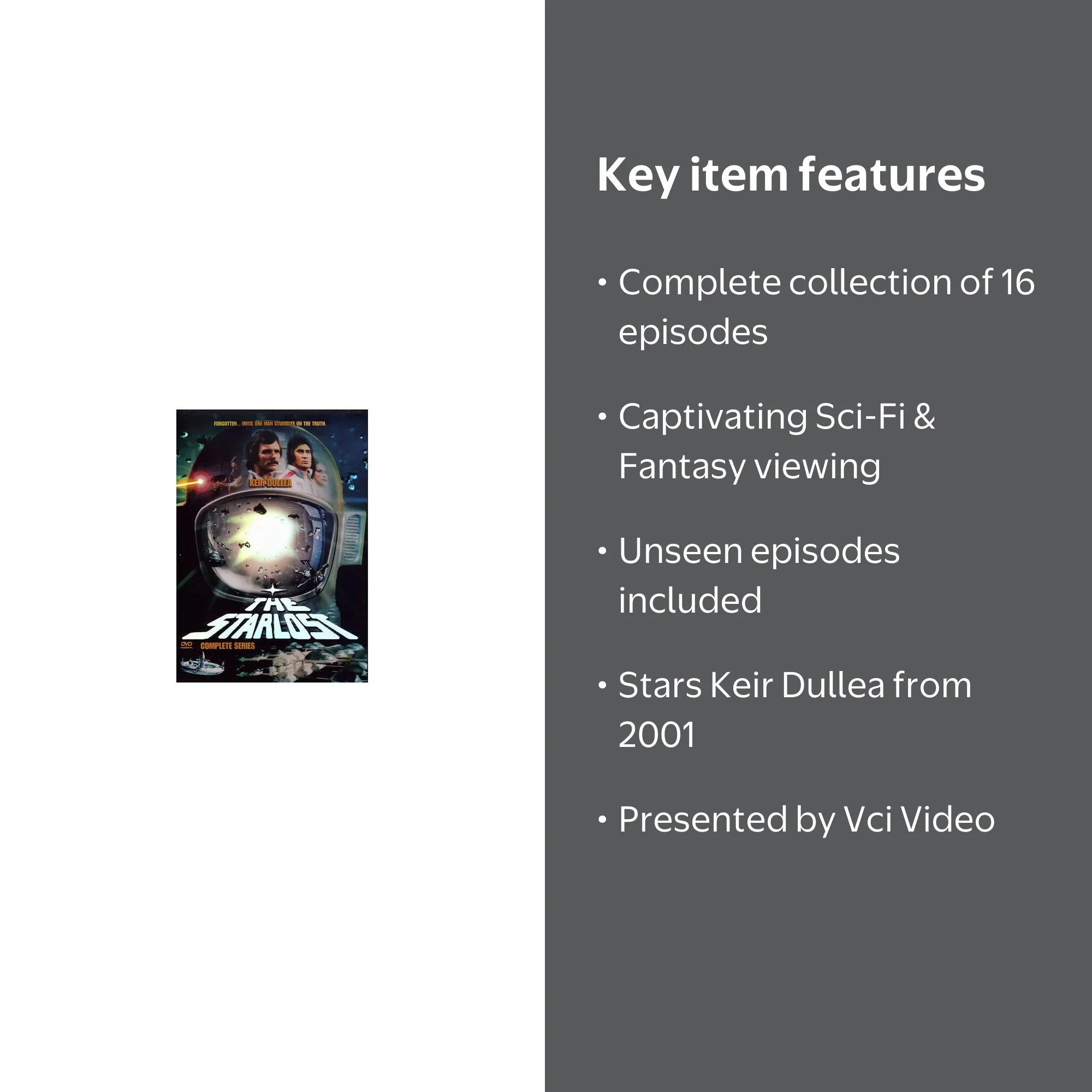 The Starlost: Complete Series (DVD), Vci Video, Sci-Fi & Fantasy