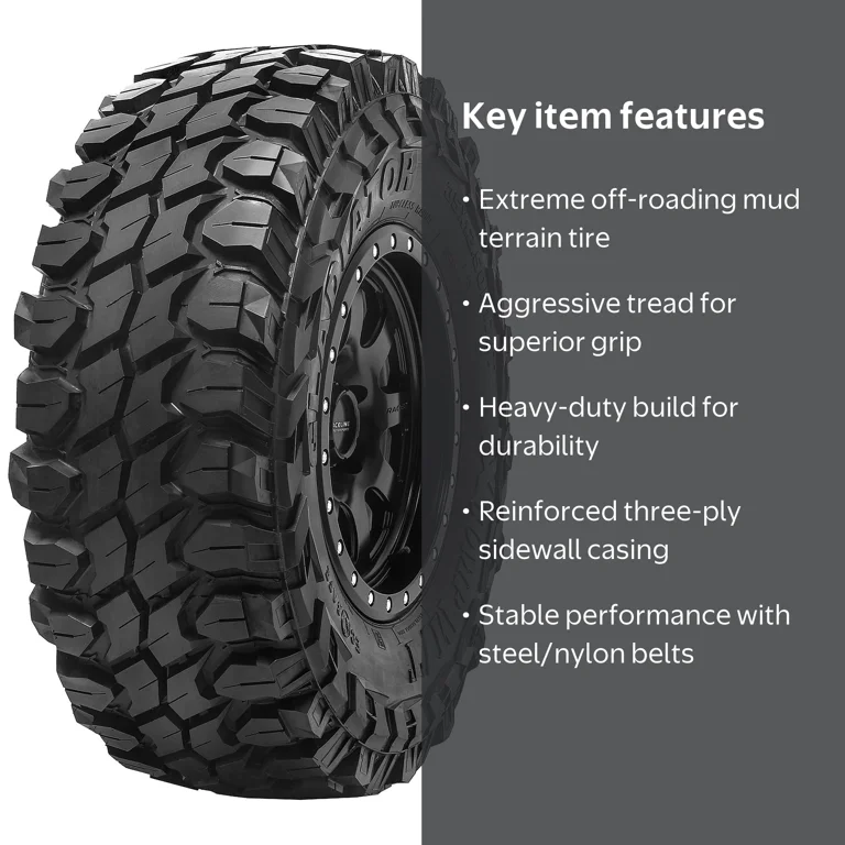 Gladiator, Light Truck Tire, LT285/75R16 126/123Q E, Mud Terrain