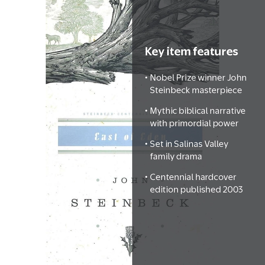 John Steinbeck East of Eden Centennial Edition 1902-2002