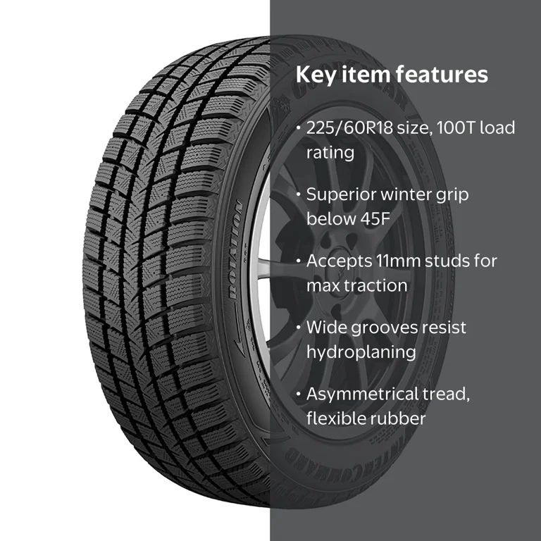Goodyear Winter Command Winter 225/60R18 100T Passenger Tire