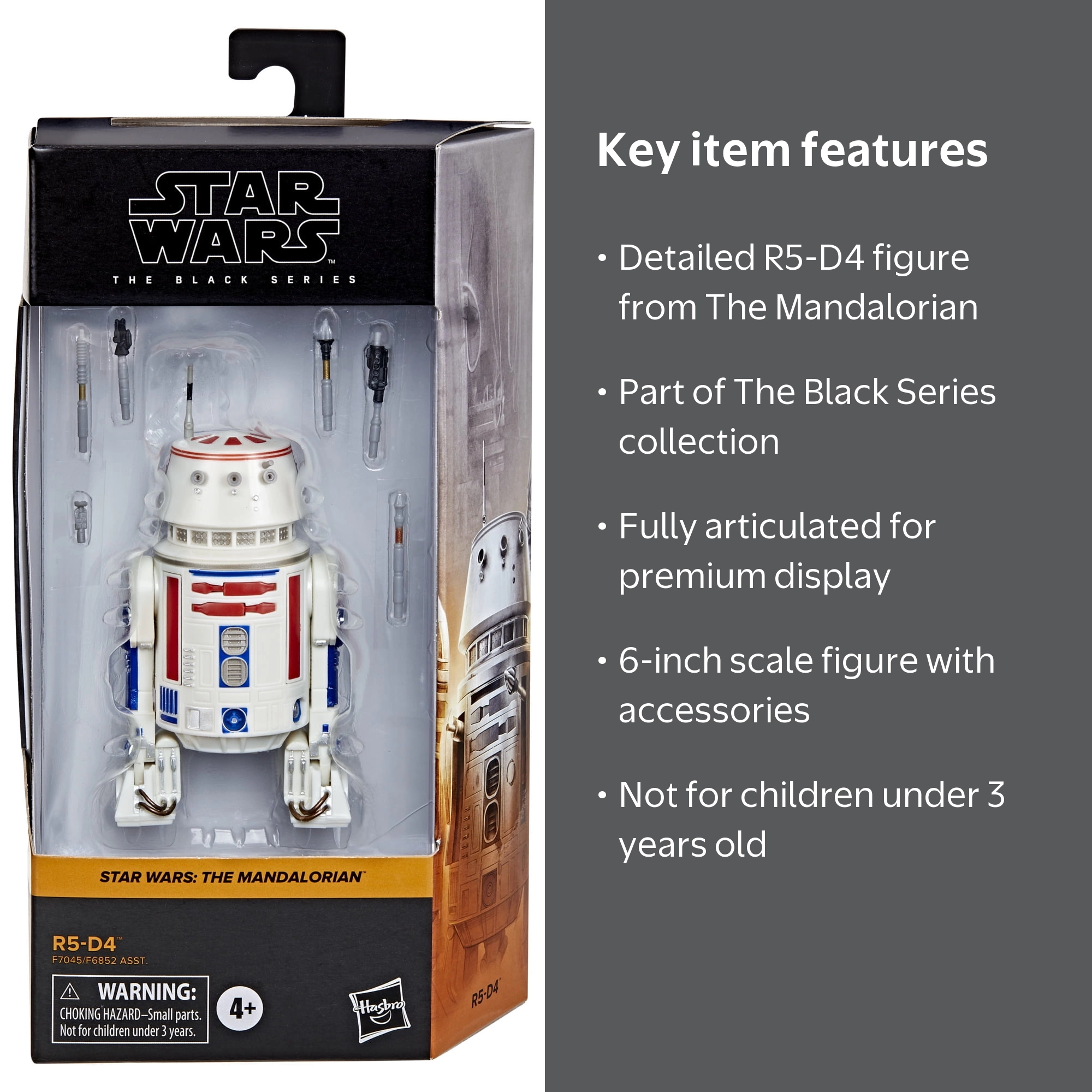 スターウォーズ ブラックシリーズ 6インチ R5-D4 Star Wars The Black Series R5-D4 6‚Äù Action Figure from The