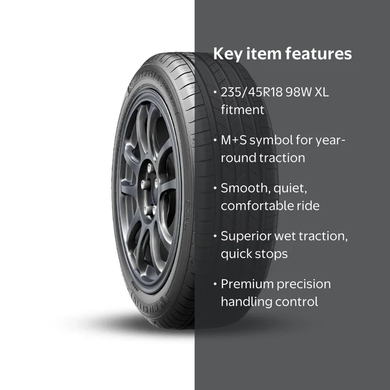 Michelin Primacy A/S 235/45R18 98W XL Tire - Walmart.com