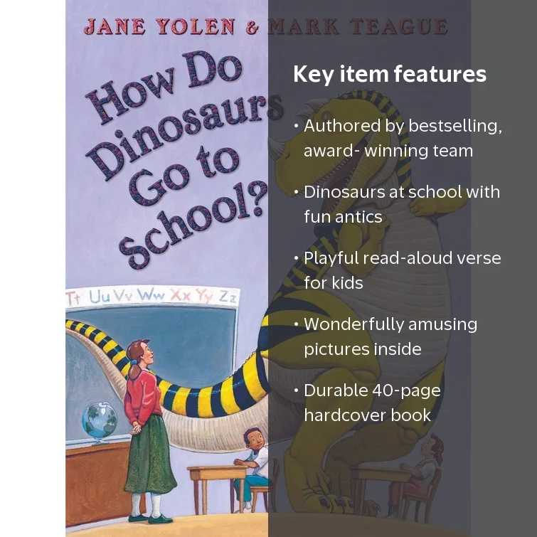 Jane Yolen, How Do Dinosaurs Go to School?, Hardcover - Walmart.com