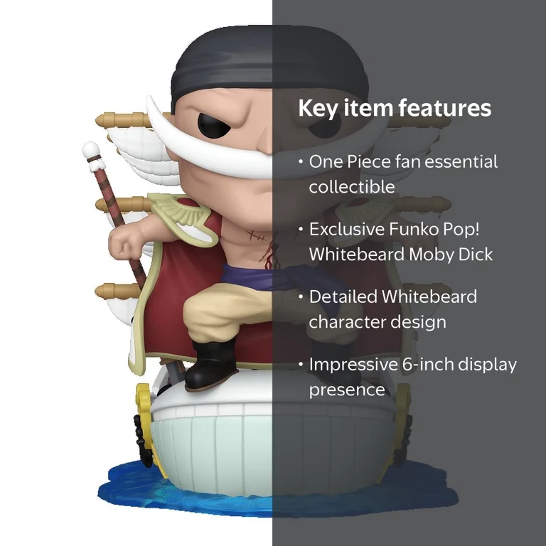 Funko Pop! Rides Deluxe: One Piece - Whitebeard with Moby Dick