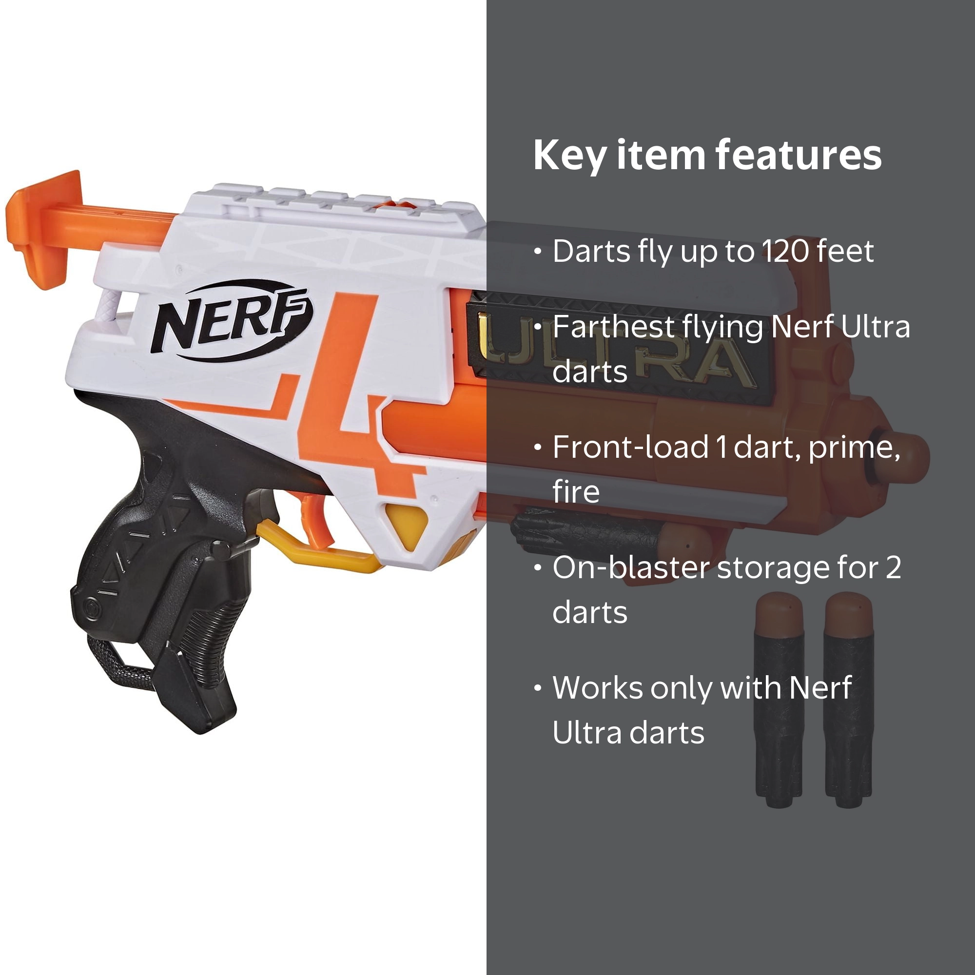 Nerf, Blaster, Ultra Four, Includes 4 Nerf Ultra Darts - Walmart.com