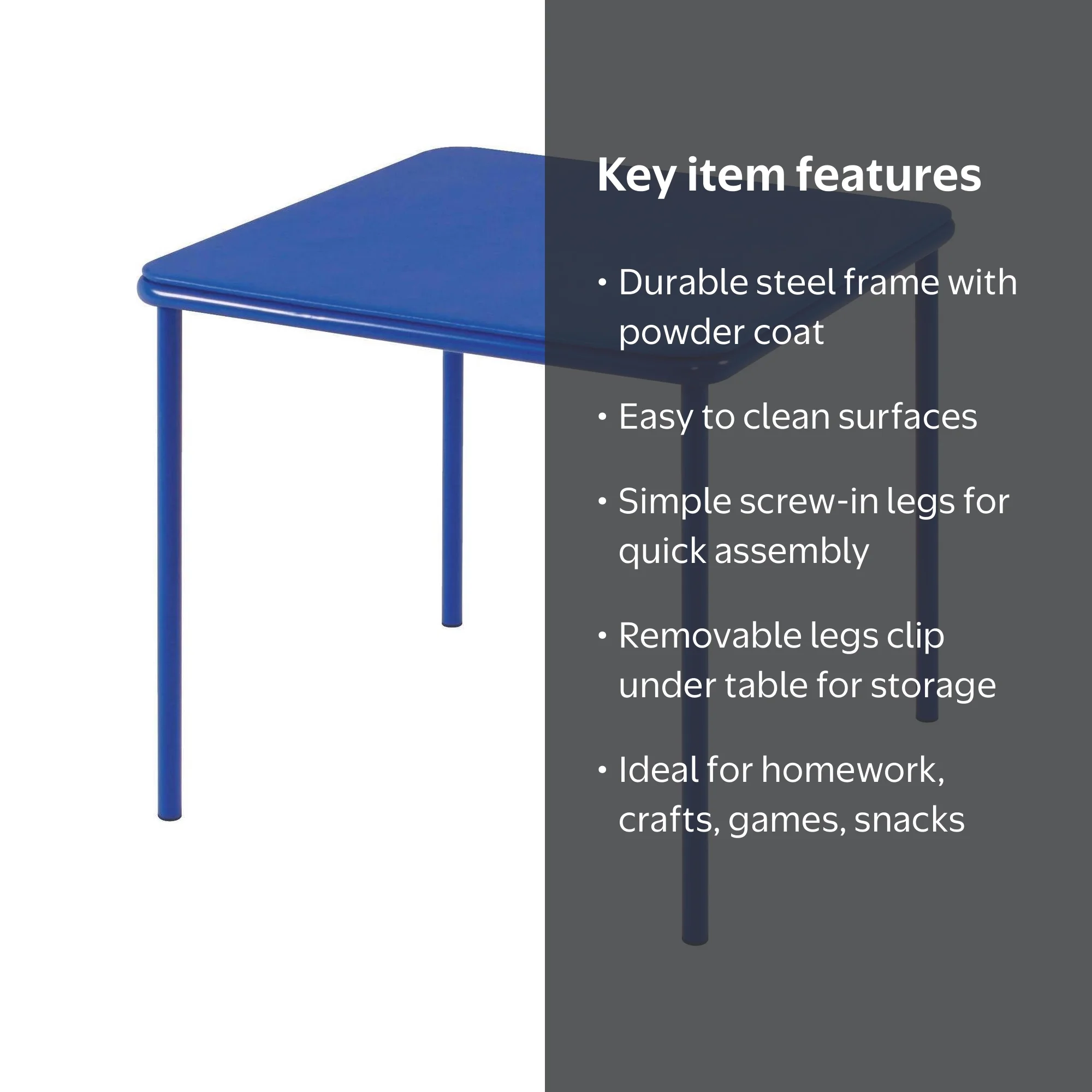 Safety 1st Children's Folding Table, Blue - Walmart.com