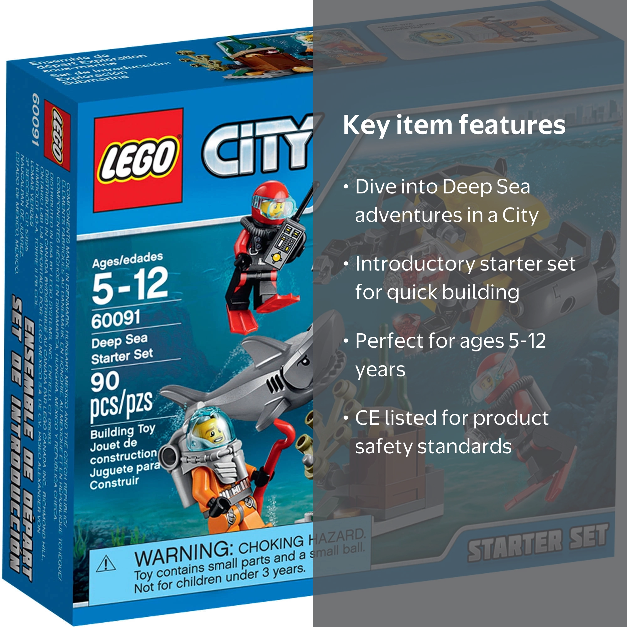 LEGO City, Deep Sea Starter Set (60091) - Walmart.com