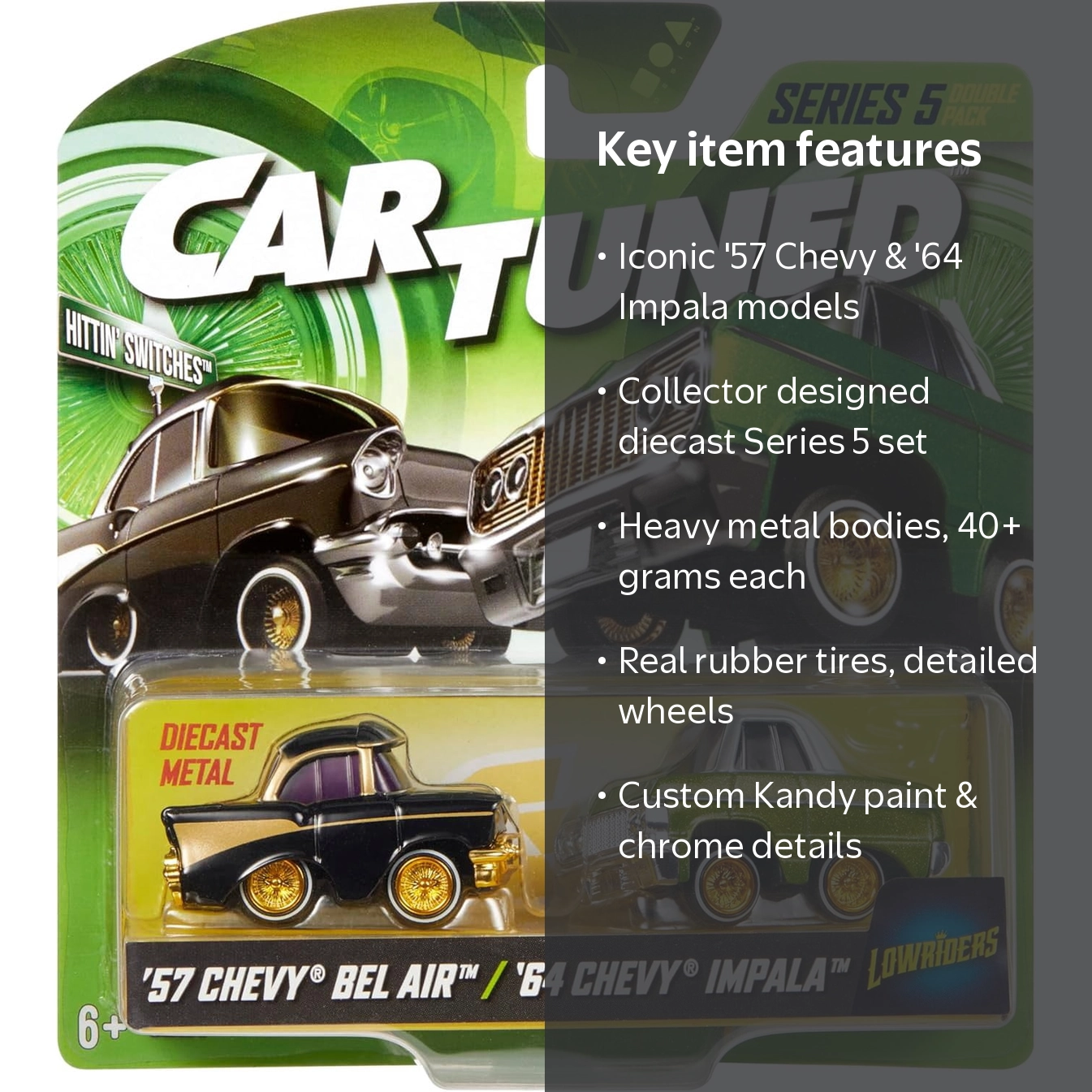 Car Tuned 541967-XX2 Lowriders Series 5 Chevrolet Double Pack Cars