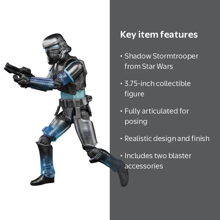 Star Wars, Action Figure, Shadow Stormtrooper 3.75-Inch-Scale