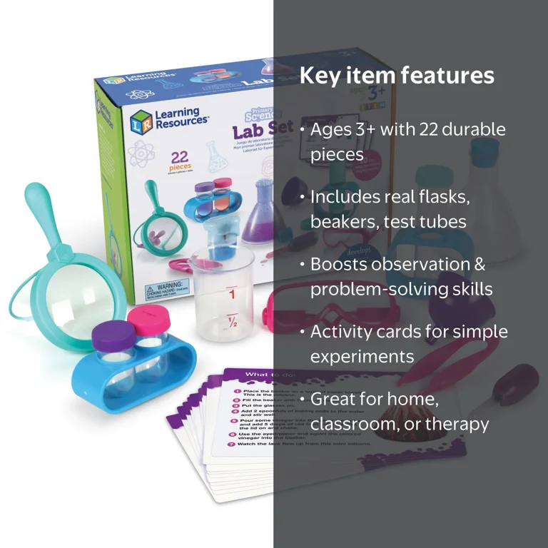 Learning Resources Primary Science Lab Set Pink - Experimentation