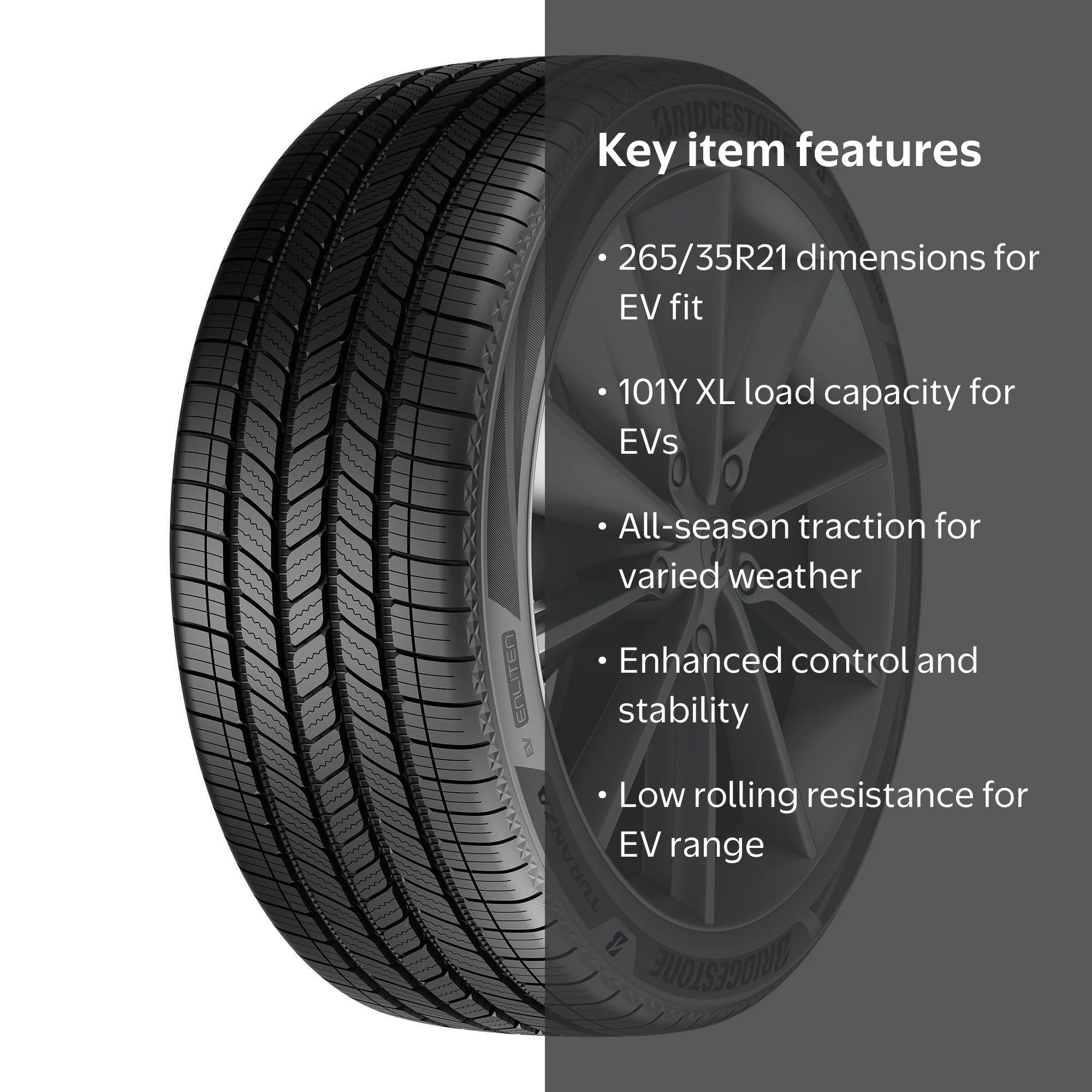 Bridgestone Turanza EV All Season 265/35R21 101Y XL Electric