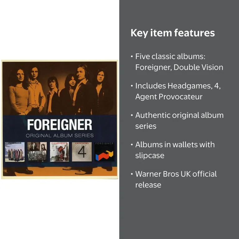 Foreigner - Original Album Series - 5 Classic Artist Albums CD