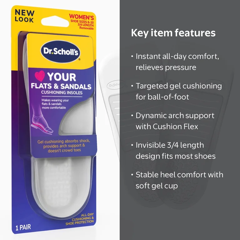 dr scholl's insoles for sandals for plantar fasciitis