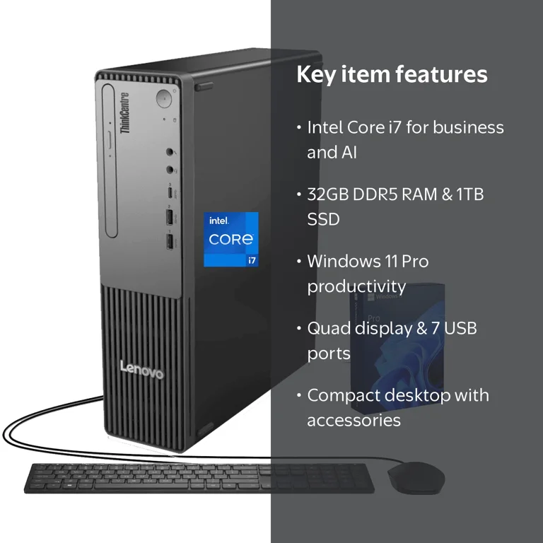 Lenovo, ThinkCentre neo 30s Business Desktop, Intel Core i7-13620H