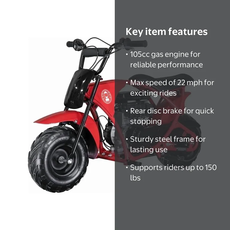 coleman mini bike for kids Amazon.com: Powersports B200C 196cc Gas Powered Camo Minibike and Adults, 1-Cylinder, 4-Stroke, 23 Mph, 200 lbs Maximum Load, Ideal for Off-Road and Trail Riding : Automotive 16 gauge bonded wire Coleman B100 105cc Mini Bike