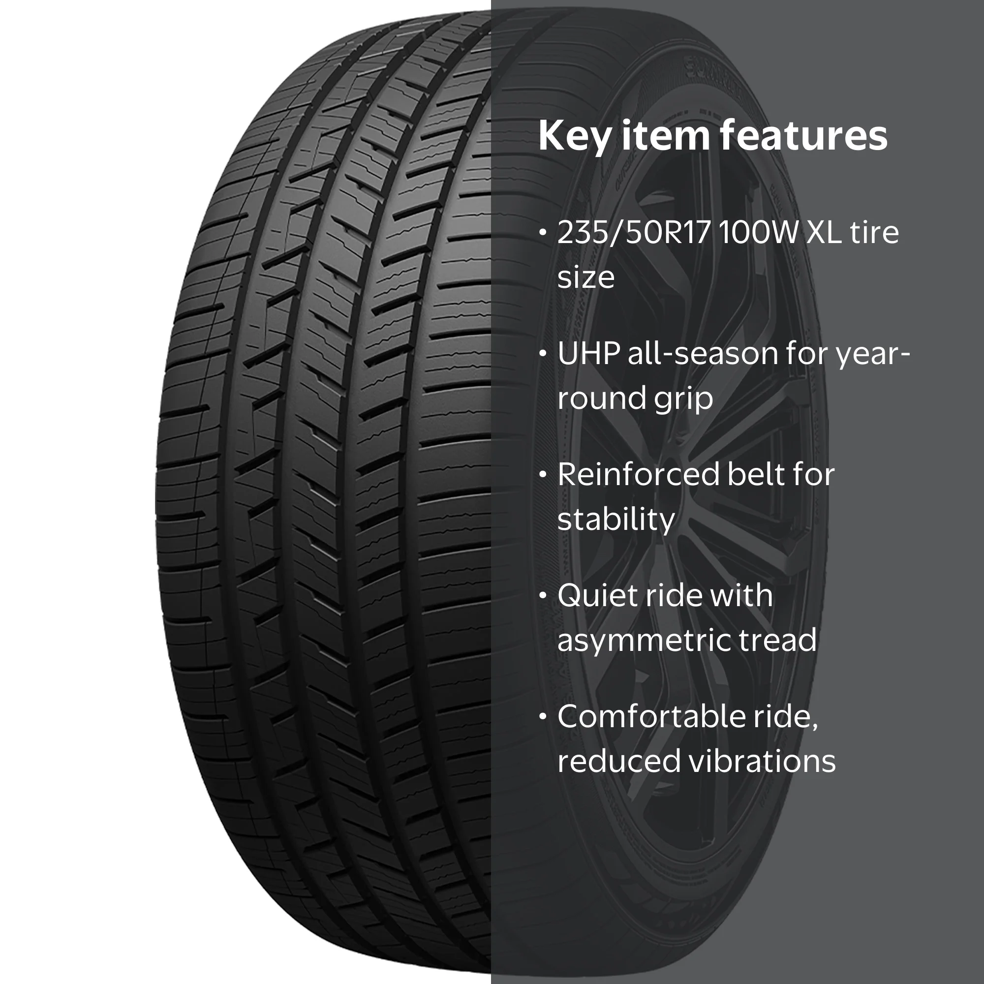 Summit Ultramax UHP A/S UHP All Season 235/50R17 100W XL Passenger