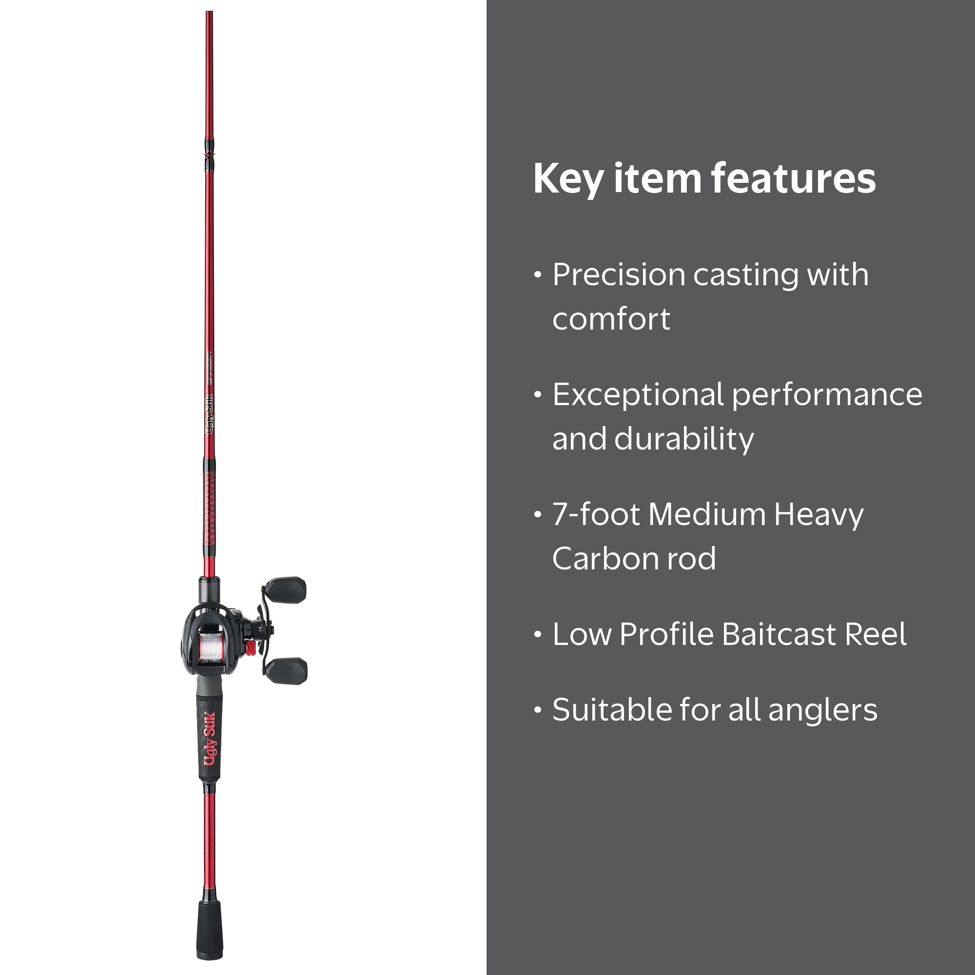 ugly stik bait cast medium action rod GX2 Baitcast Combo and increased sensitivity while maintaining the legendary toughness youve come to expect from Ugly Stik. Ugly Stik Elite Casting Rod
