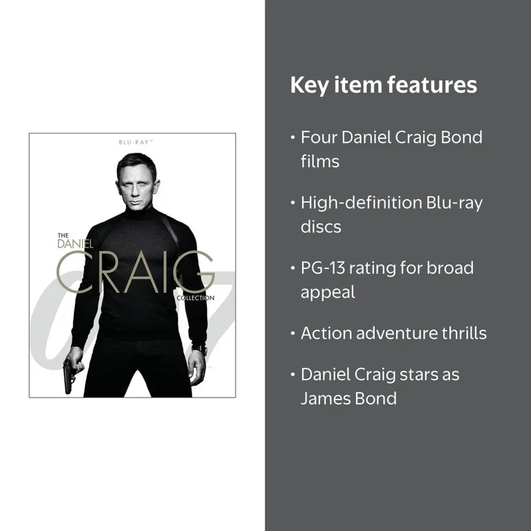 Anderson, 007: The Daniel Craig 4-Film Collection Blu-ray