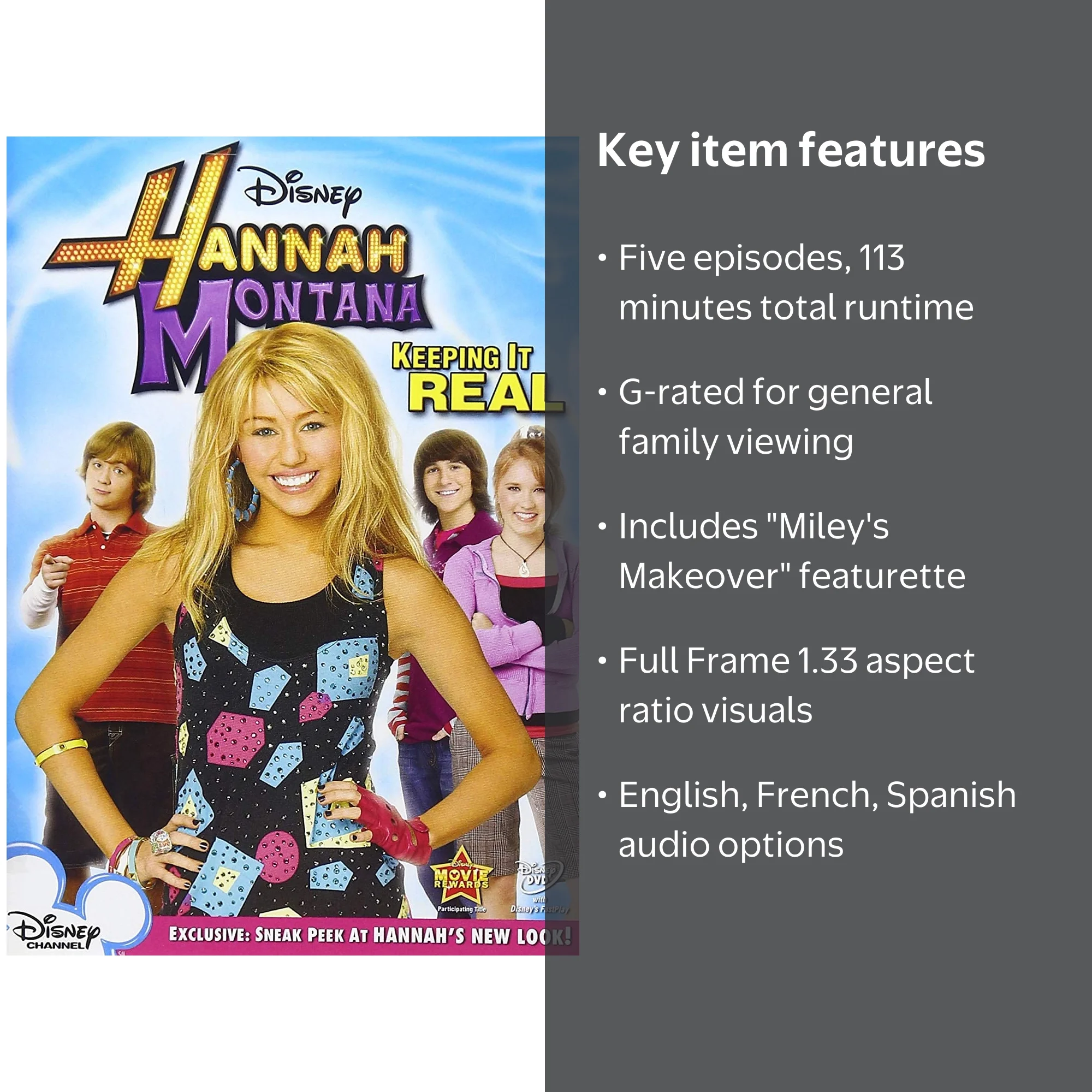 Hannah Montana: Keeping It Real (DVD), Disney, Comedy - Walmart.com