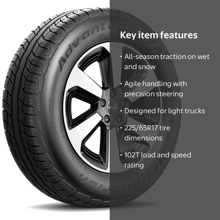 BFGoodrich Advantage T/A Sport LT All-Season Tire for Icy Roads