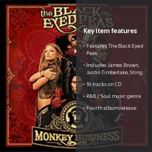 The Black Eyed Peas - Monkey Business - Music & Performance - CD