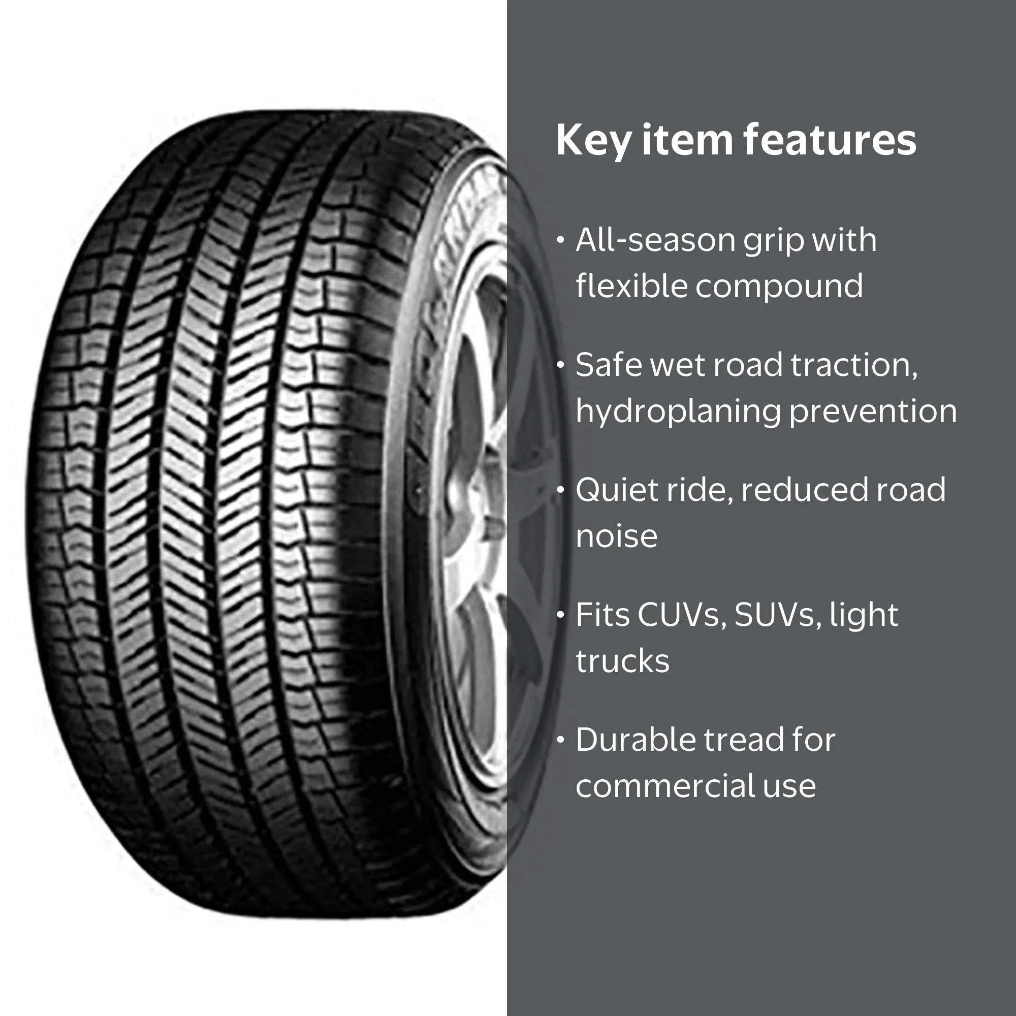 Yokohama Geolandar G99A 235/60R18 103H All-Season SUV/Crossover