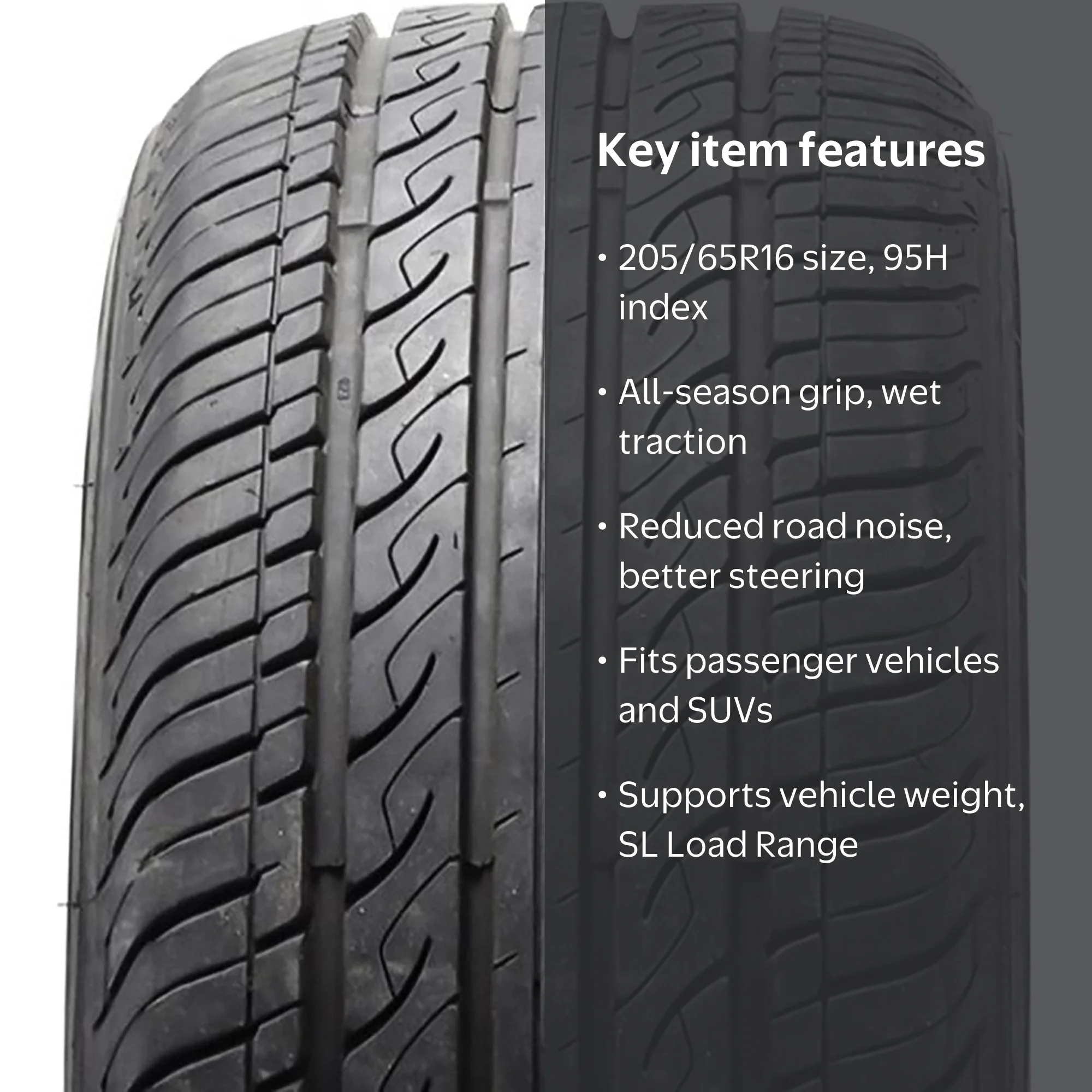 Arisun Aggressor ZP01 All Season 205/65R16 95H Passenger Tire