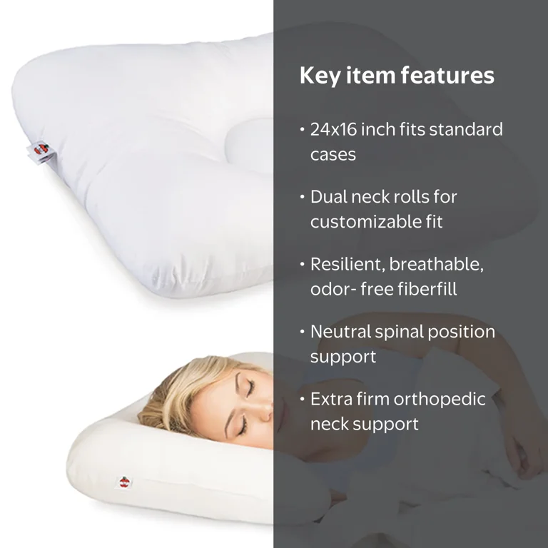 【美品】CORE FIT BODY D Core Products, D-Core Cervical Neck Pillow, Extra Firm Support