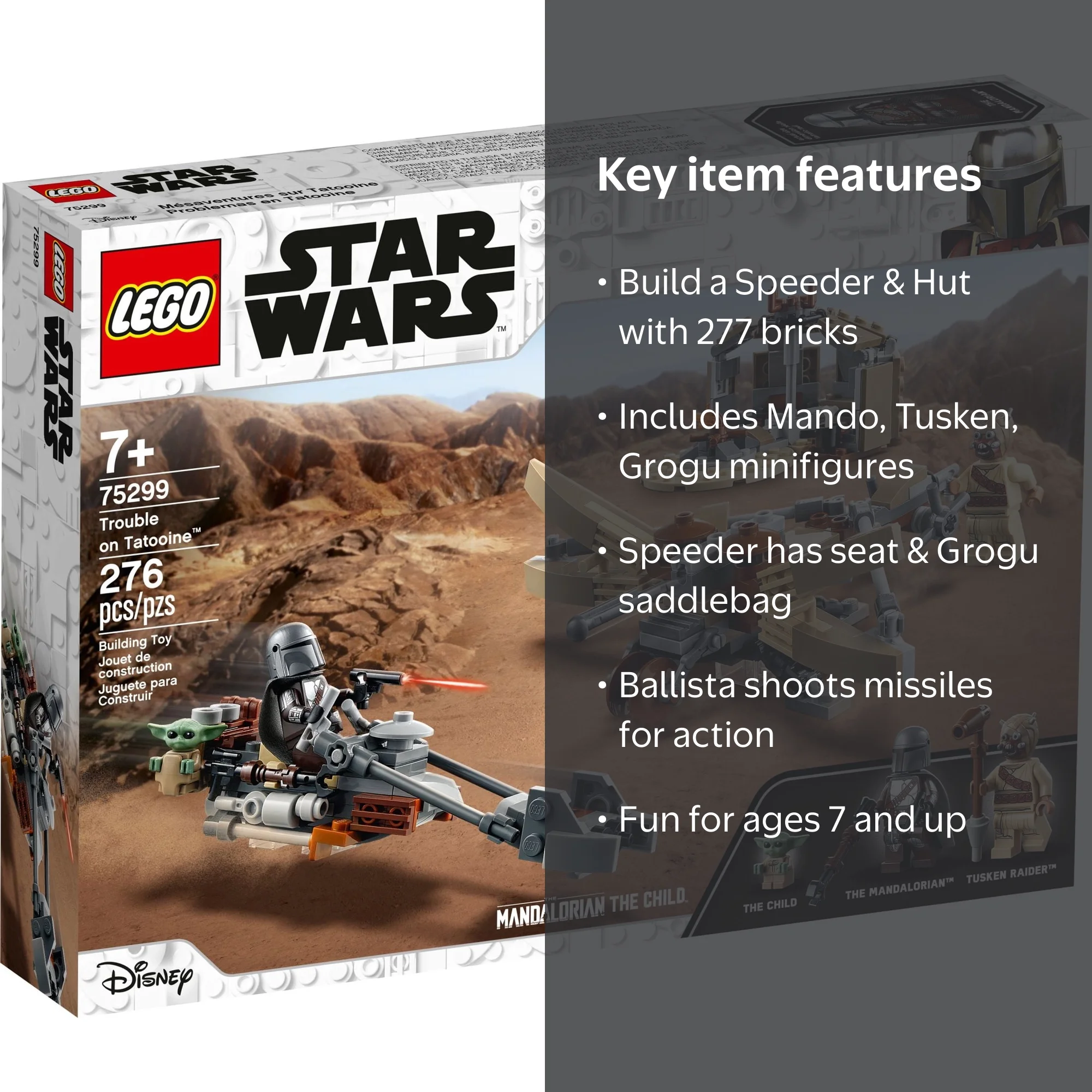 LEGO Star Wars: The Mandalorian Trouble on Tatooine 75299 Building