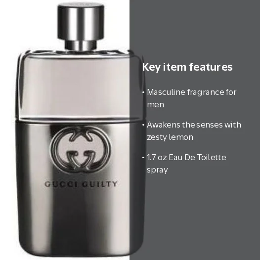 Gucci Gucci Guilty Eau De Toilette Spray for Men, 1.7 oz - Walmart.com