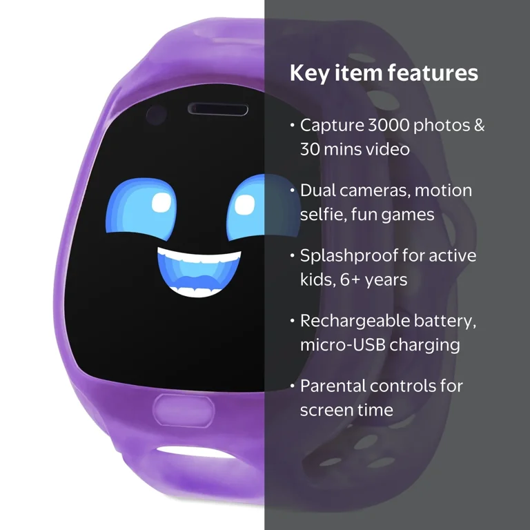 Little Tikes Tobi 2 Robot Smartwatch- Games, Videos, Selfies