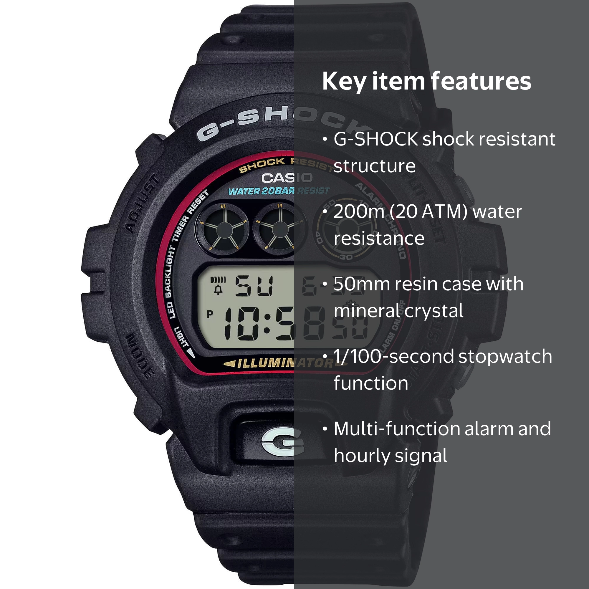 ０９０　CASIO G-SHOCK デジタル 腕時計 dw-6900 k2-_15710c94-67a4-49a1-8628-