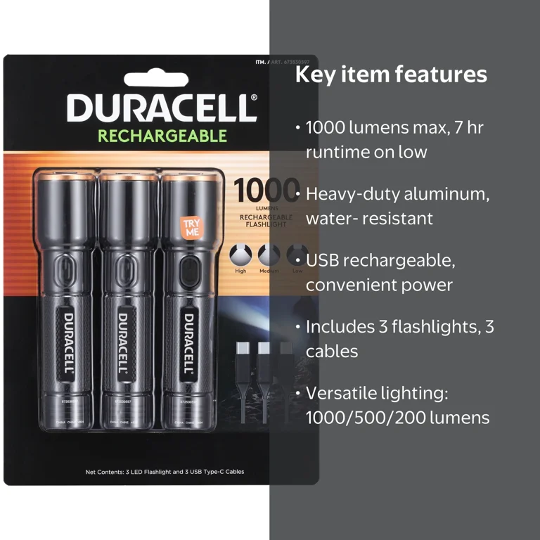 3 pack cordless rechargeable flashlight LED Flashlights High Lumens, 90,000LM Super Bright Flashlight, Adjustable 5 Modes Powerful Flash Light with USB Cable, Waterproof Handheld for Home Camping Emergencies This LED tactical flashlight delivers optimal brightness in a compact form Police Security Radar Flashlight, 3