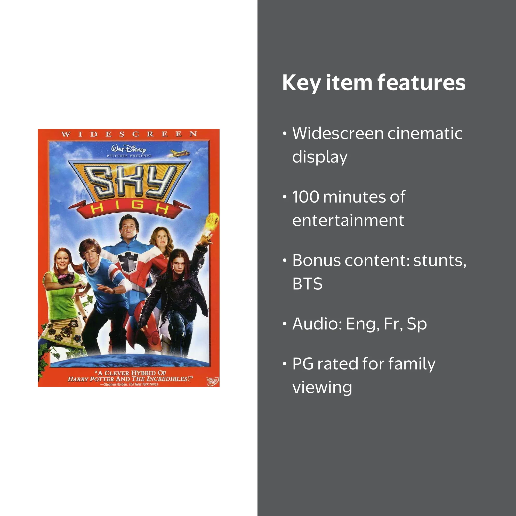 Sky High 2005 (DVD) WS - Walmart.com