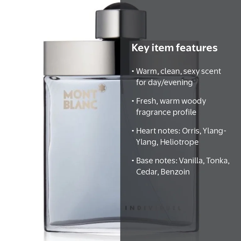 Montblanc, Individuel Eau De Toilette Spray for Men, 2.5 oz
