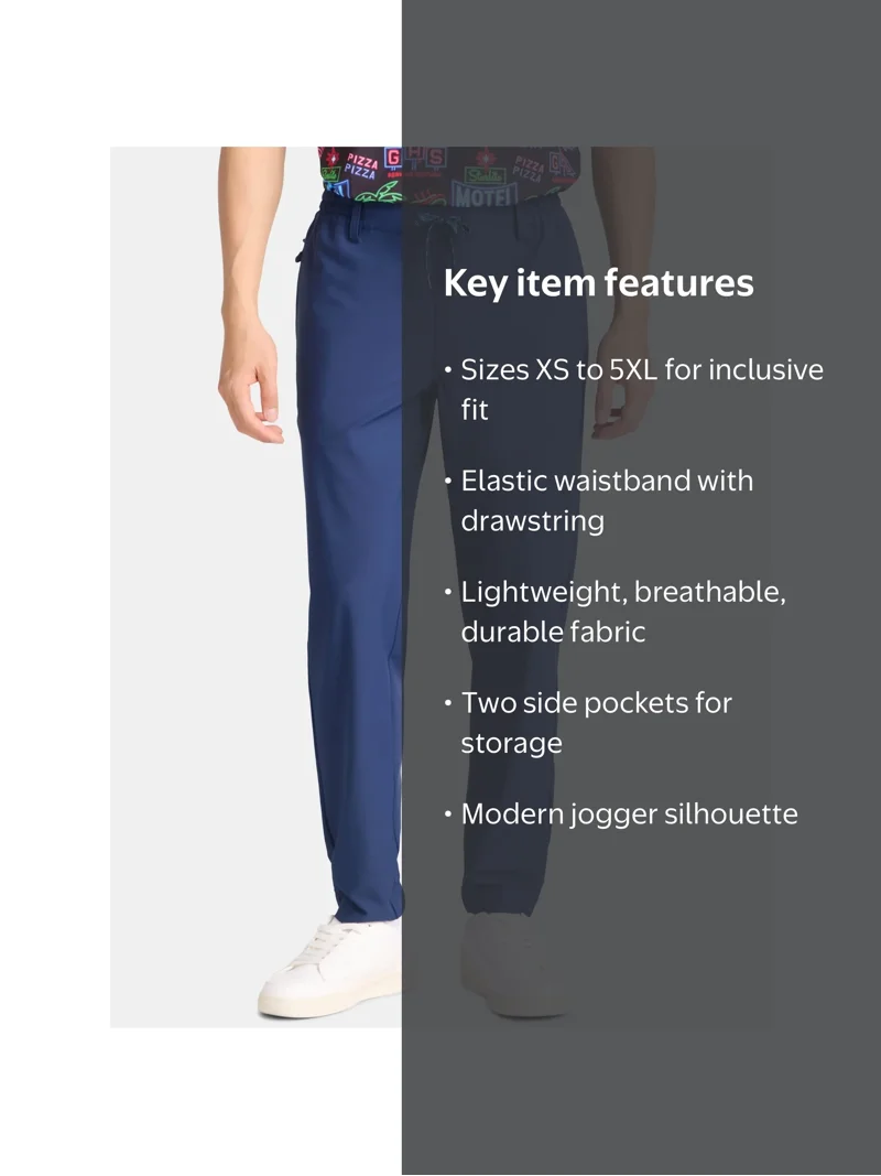 Birdie Bound Men's & Big Men's Pull on Golf Jogger Pant, Sizes XS