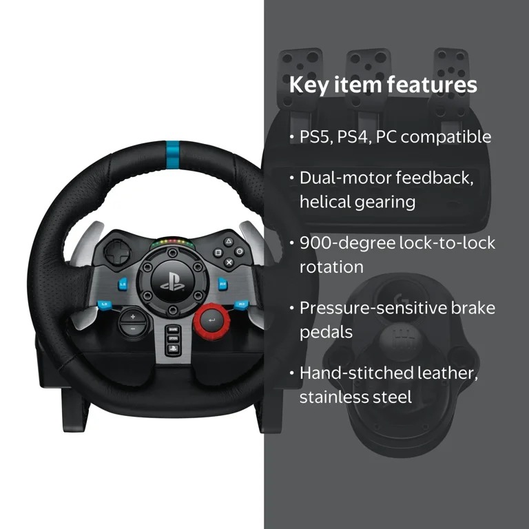Free Shipping! Logitech G29 Gaming Wheel for PlayStation with