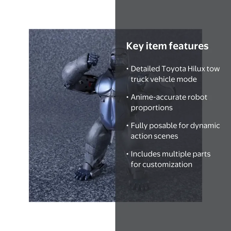 Transformers Masterpiece 6 Inch Action Figure - Hoist MP-58