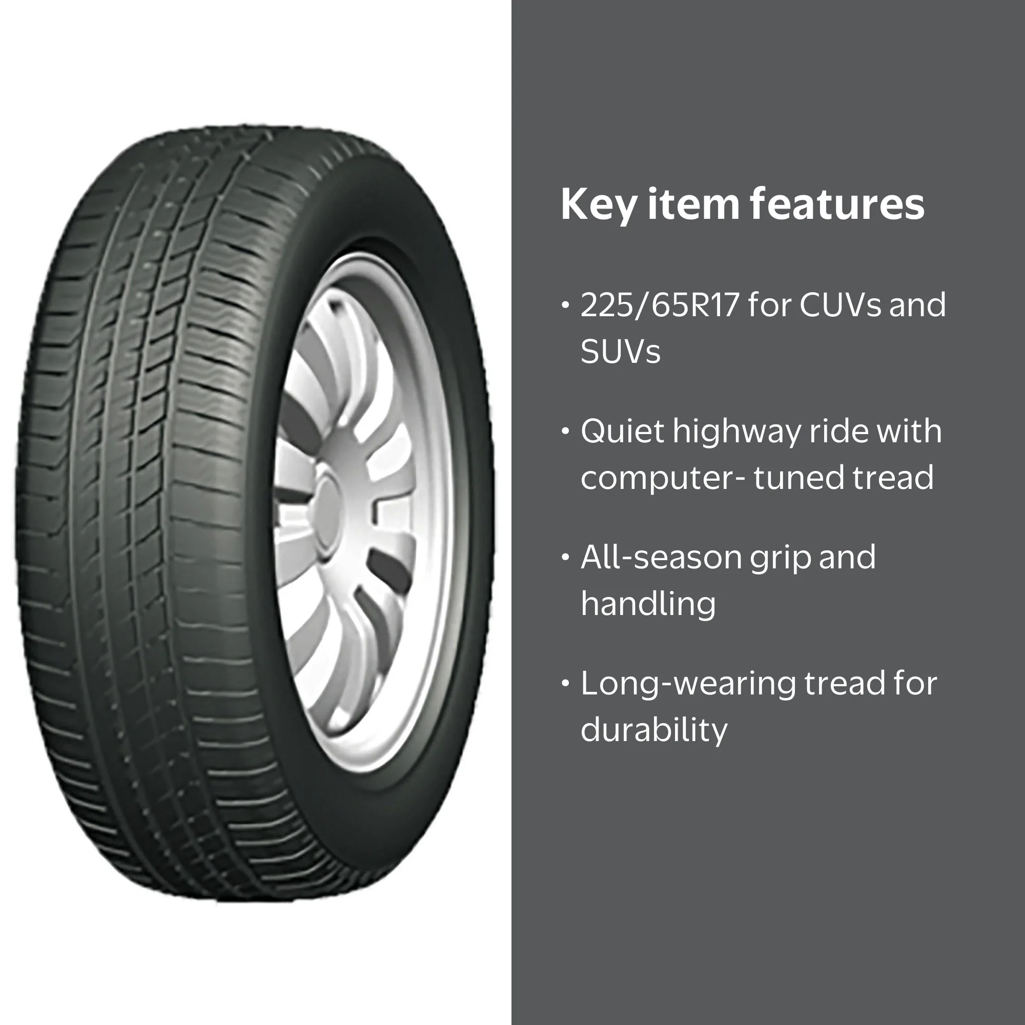 Green Max Optimum Sport HP Performance 225/65R17 102H Passenger