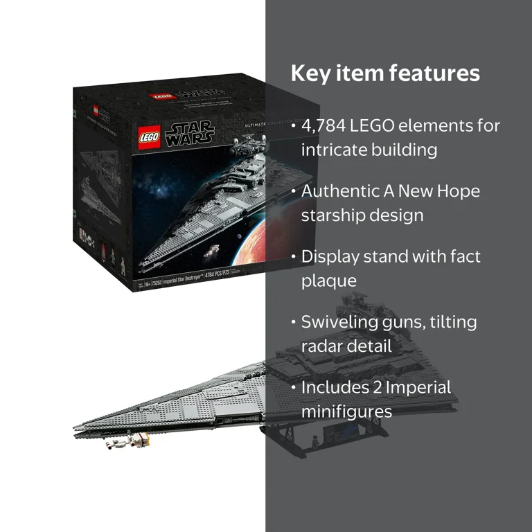 LEGO Star Wars Imperial Star Destroyer 75252 Ultimate Collector