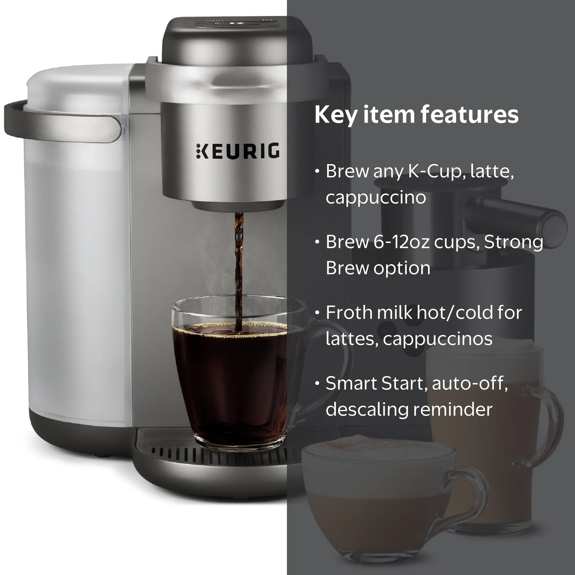Keurig -Cafe Nickel - Espresso brewers for appliance retail