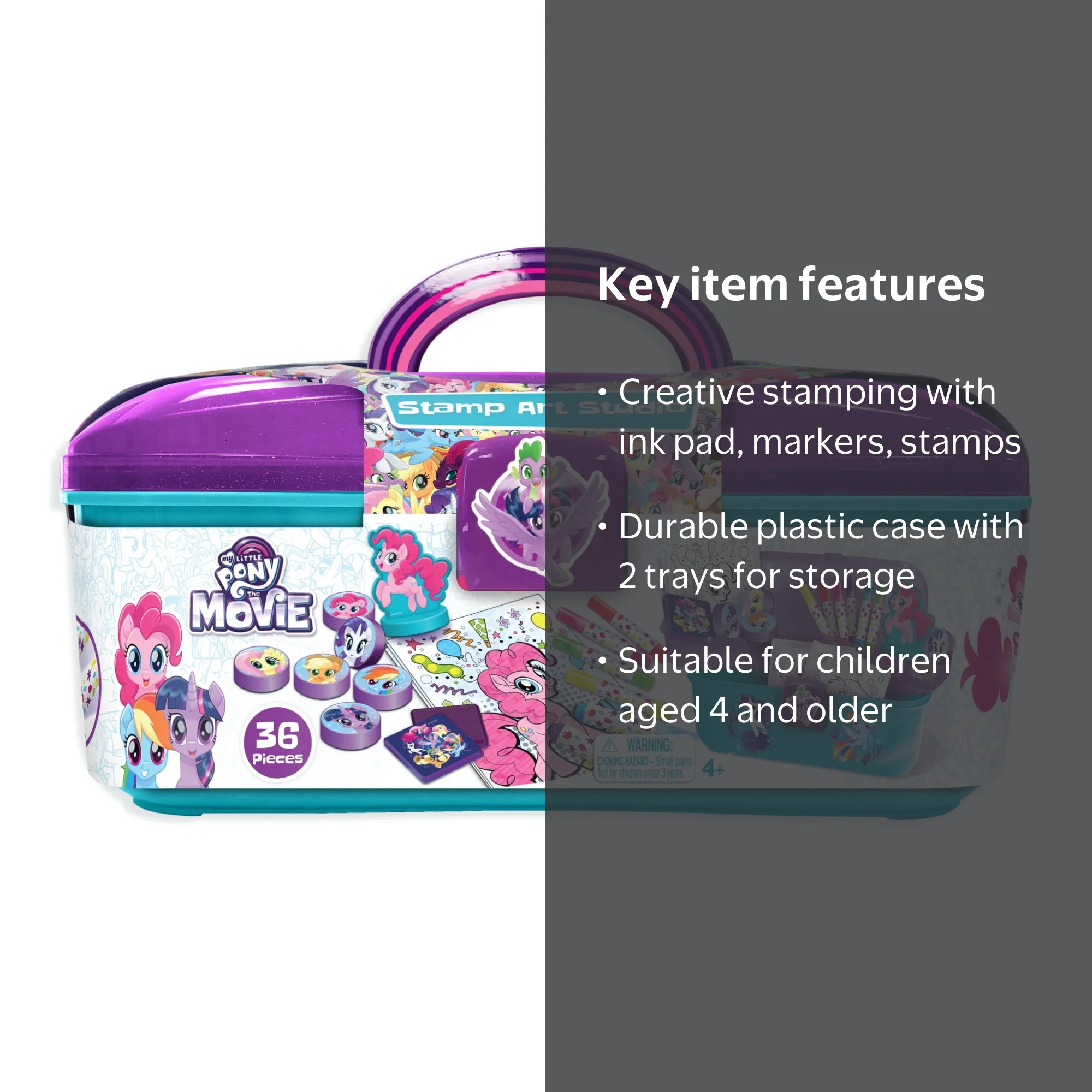 Canal Toys - My Little Pony Stamp Art Studio Set - Walmart.com