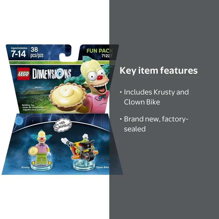 LEGO Dimensions The Simpsons Krusty Fun Pack - Creative Building