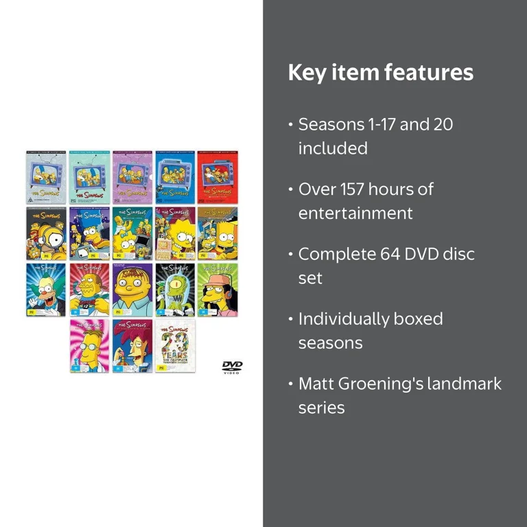 The Simpsons Complete Series Ultimate Collection Seasons 1-17