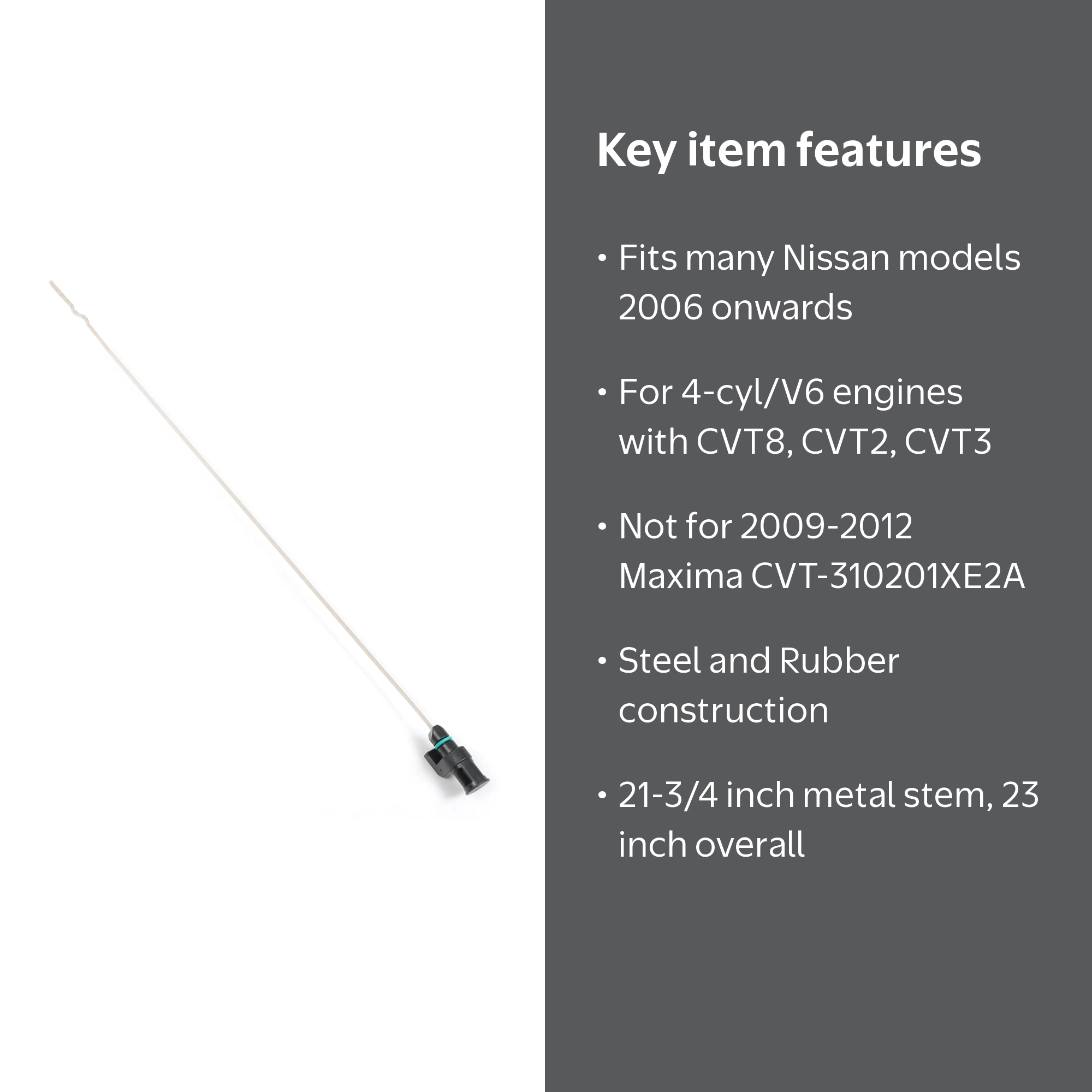 Transmission Oil Level Dipstick Gauge 31086-JA00A for Nissan CVT