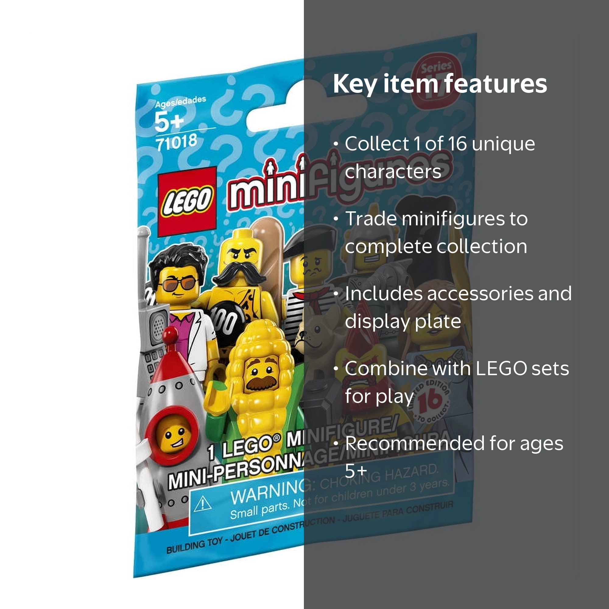 LEGO 71018 Series 17 Minifigures Mystery Pack, Fun Trading