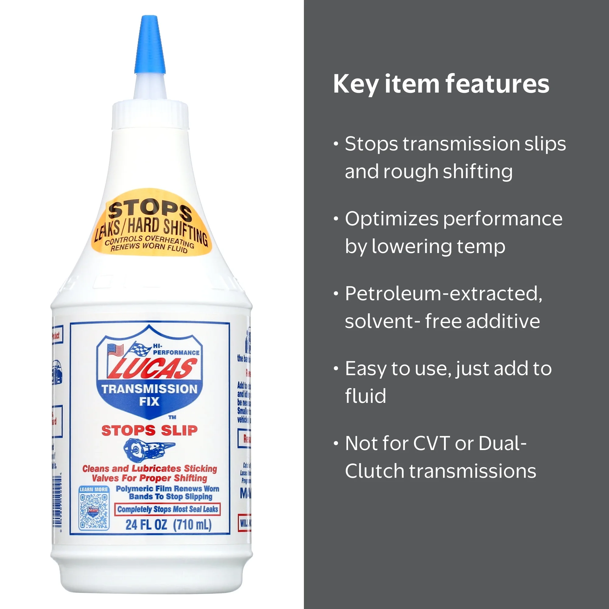 Lucas Oil, 10009 Transmission Fix Automotive Additive, 24 Ounce